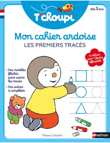 Tchoupi mon cahier ardoise - 1ers traces