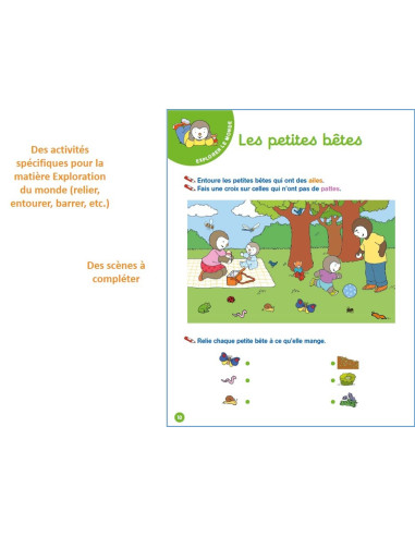 Tchoupi mon cahier ardoise - ma moyenne section
