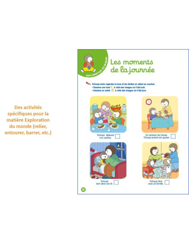 Tchoupi mon cahier ardoise - ma petite section
