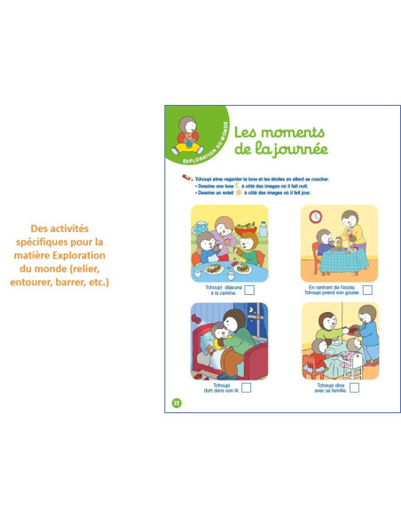 Tchoupi mon cahier ardoise - ma petite section