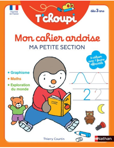 Tchoupi mon cahier ardoise - ma petite section