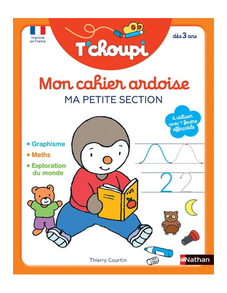 Tchoupi mon cahier ardoise - ma petite section