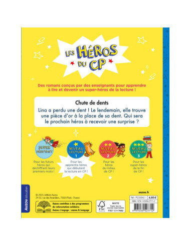 Les héros du cp - niveau 1 - chute de dents