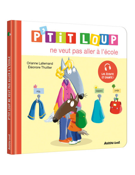 P'tit loup ne veut pas aller à l'école