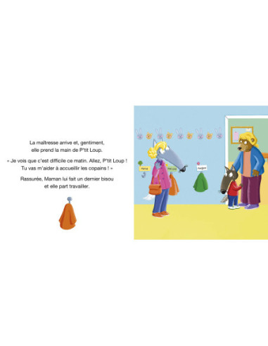 P'tit loup ne veut pas aller à l'école