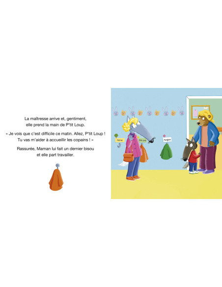 P'tit loup ne veut pas aller à l'école