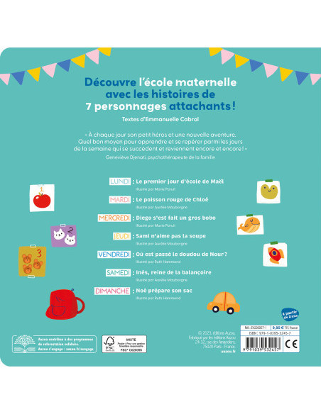 Mes 7 histoires à l'école maternelle