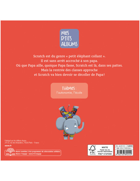 Scratch l'éléphant est trop collant
