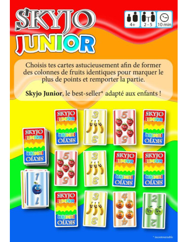 Skyjo Junior - Jeu de Cartes Enfant 4+ ans par Magilano