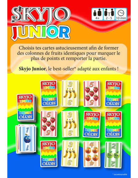 Skyjo Junior - Jeu de Cartes Enfant 4+ ans par Magilano