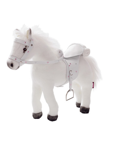 Cheval blanc avec bruit 27 cm - gotz