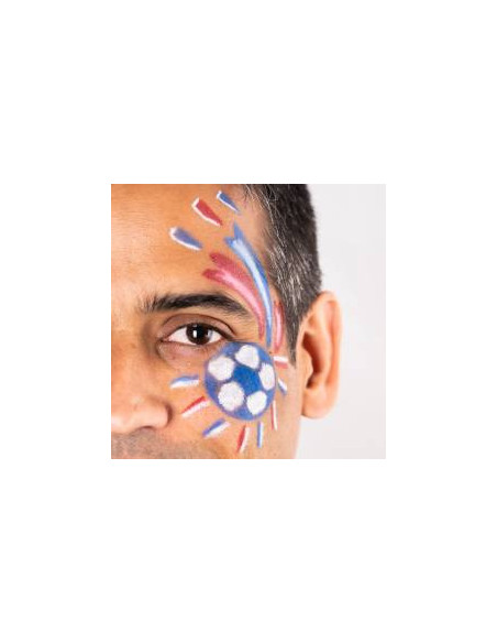 Kit supporter 3 crayons de maquillage Bleu-Blanc-Rouge