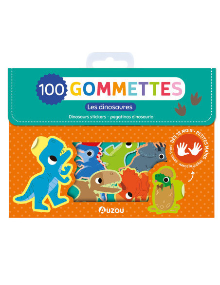 100 gommettes - les dinosaures