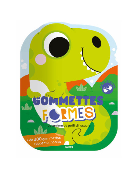 Gommettes formes - l'aventure de petit dinosaure