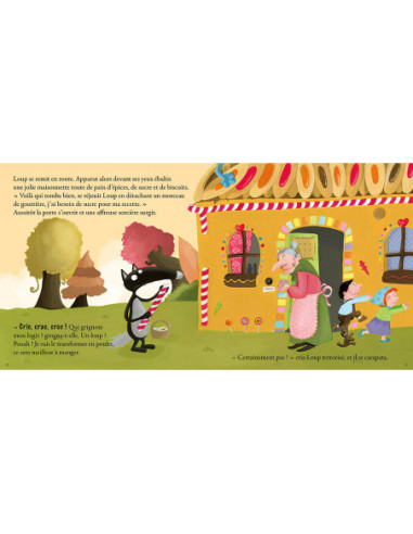 Le loup qui decouvrait le pays des contes
