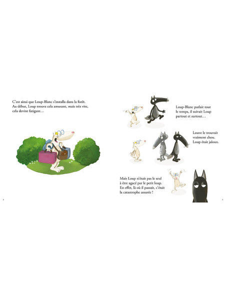 Le loup qui avait un nouvel ami