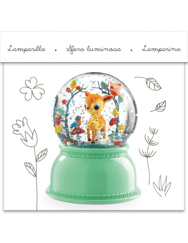 Djeco - boule a neige - faon
