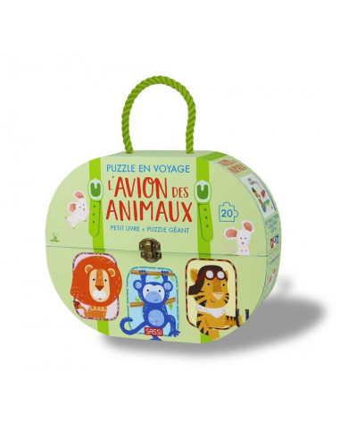 Puzzle en Voyage. L'Avion des Animaux