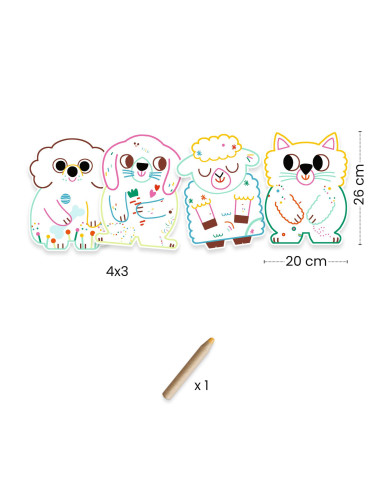 Jeu De Mikado Classique DJECO - Version Multicolore, Jeu D'Adresse Et De Précision Pour Enfants