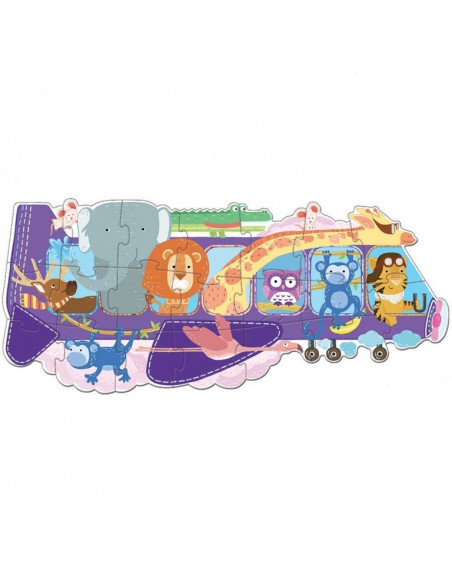 Puzzle en Voyage. L'Avion des Animaux