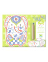 Coloriages a reveler - animaux sauvages - djeco