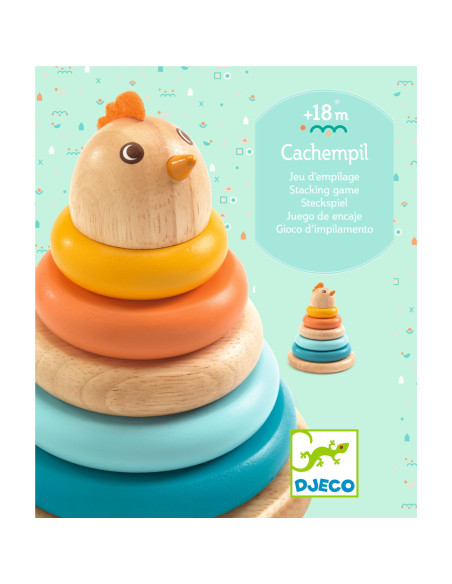 Jeu d'empilage - cachempil - djeco
