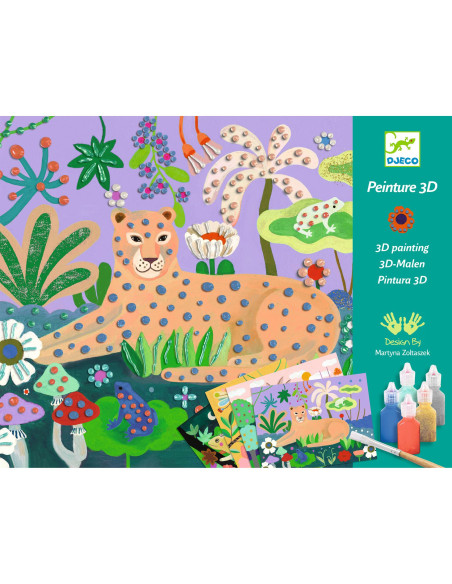 Coffrets peinture - forêt tropicale - djeco