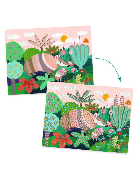 Coffrets peinture - forêt tropicale - djeco