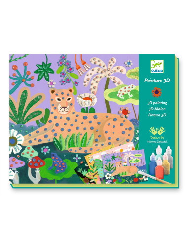 Coffrets peinture - forêt tropicale - djeco