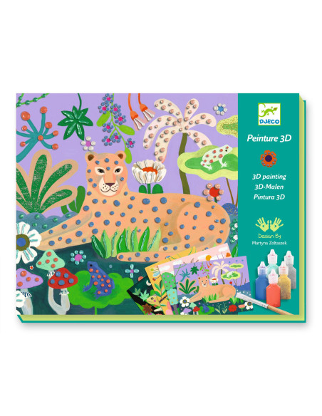 Coffrets peinture - forêt tropicale - djeco