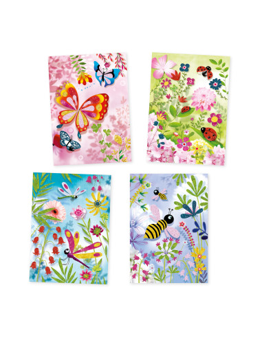 Tableaux paillettes - papillons