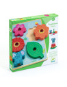 Puzzle relief - puzz & stack happy - djeco