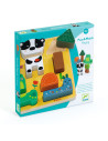 Puzzle relief - puzz & match happy - djeco