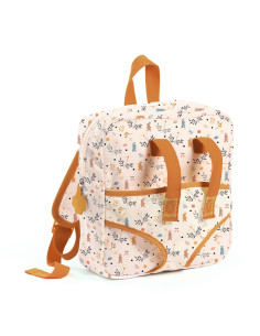 Sac a dos poupee - sac à dos porte-poupon - djeco