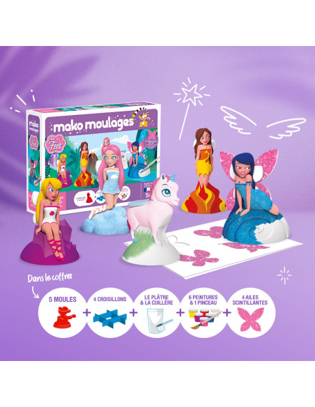 Mes fées  Coffret 5 moules