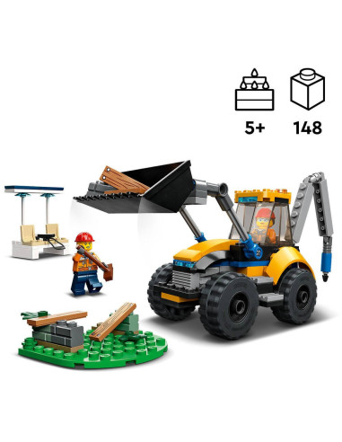 La pelleteuse de chantier - lego® city 60385