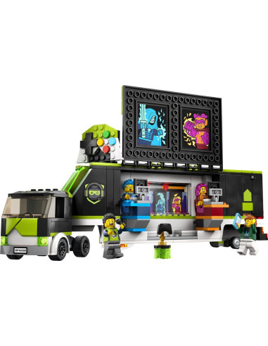 Le camion de tournois de jeux video - lego® city 60388 