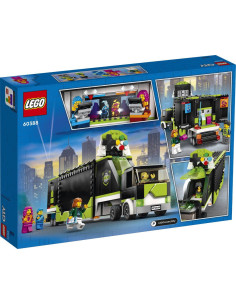 Le camion de tournois de jeux video - lego® city 60388 