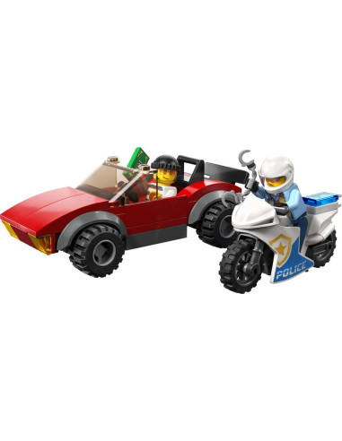 La course-poursuite de la moto de police - lego® city 60392 