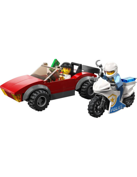 La course-poursuite de la moto de police - lego® city 60392 