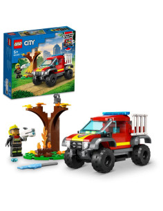 Sauvetage en tout-terrain des pompiers - lego® city 60393 2