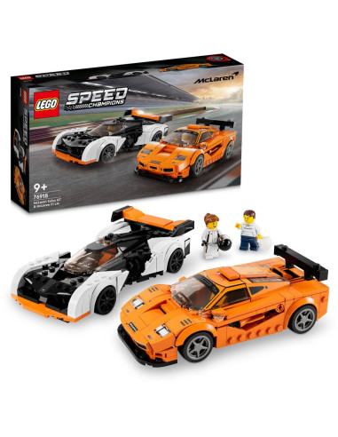 Lego® speed champions 76918 - mclaren solus gt et mclaren f1 lm