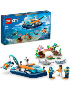 Lego® city 60377 - le bateau d’exploration sous-marine 2