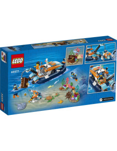 Lego® city 60377 - le bateau d’exploration sous-marine