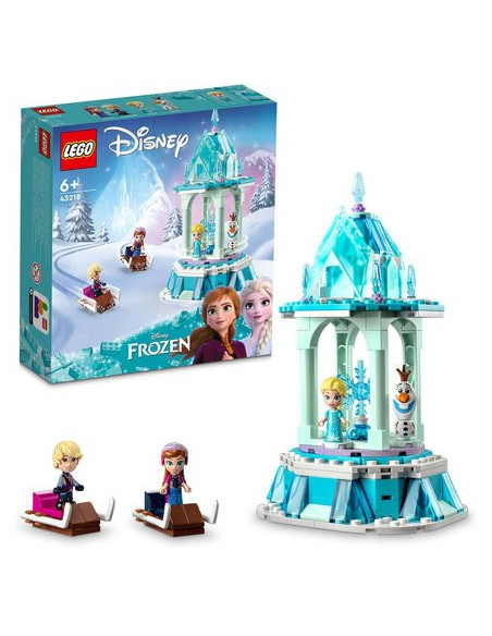 Lego® disney princess™ 43218 -le manege magique d’anna et elsa - reine des neiges