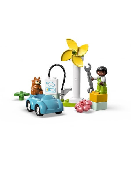 L’éolienne et la voiture électrique - lego® duplo® ma ville - 10985