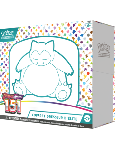 Pokémon ev3.5 : coffret dresseur d'elite ronflex pokemon 151 2
