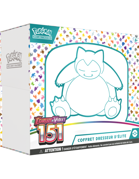 Pokémon ev3.5 : coffret dresseur d'elite ronflex pokemon 151