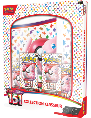 Pokémon EV3.5 : Portfolio 360c + 4boosters Pokémon 151