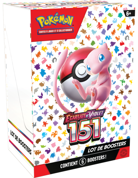 Pokémon EV3.5 : Bundle de 6 boosters Pokémon 151